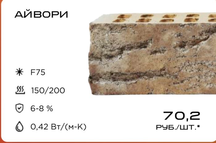 Облицовочный кирпич